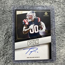 2024 Luminance Football Jalynn Polk Yeah One Autograph Blue #YOS-JPK Patriots