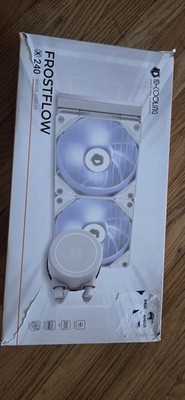 ID-COOLING FROSTFLOW X 240 White 240mm AIO Liquid CPU Cooler AM4/LGA