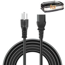 UL 3Prong Cord for PowerXL Smokeless Grill,PowerXL Smokeless Grill Pro