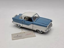 Franklin Mint 1956 1:24 Turquoise/White '56 Chrysler Nash Metropolitan New Rare