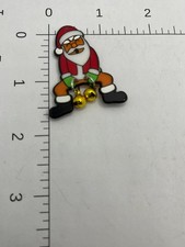 Santa Clause Jingle Balls handmade magnet Christmas