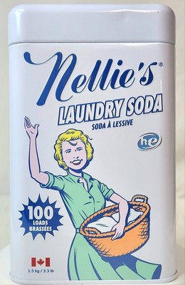 Nellie's Laundry Soda - Concentrated Laundry Detergent Powder - 100 Loads