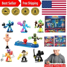 Ultimate Arcade Warriors Bundle - Mini Battling Action Figures for Amazon Exc...
