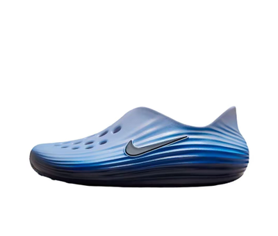 リベンジャ- Nike ReactX Rejuven8 Midnight Navy Men's slip-on sandals IB6366
