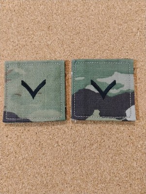 2 Private Rank Patch U.S. Hook/Loop