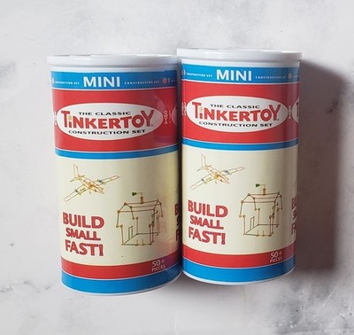2007 Hasbro Mini Tinker Toy Classic Construction Set Plastic Realistic Travel