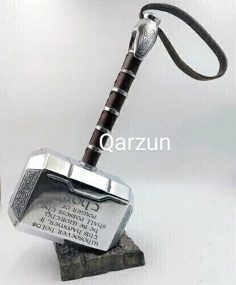 Marvel-Inspired Thor Hammer Mjolnir | Handcrafted Display Prop | Collector s Edi