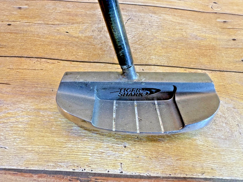 TIGER SHARK GREAT WHITE GW-5 MALLET CHEST PUTTER JUMBO GRIP  47.75" CUSTOM MADE - Image 4 of 4