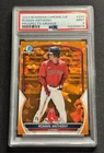 2023 Bowman Chrome Sapphire Prospects Roman Anthony #BCP-220 Orange /75 PSA 9 RC