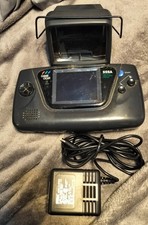Sega Game Gear With Super Wide Magnifyer, Original Power Cord. For Parts ONLY  