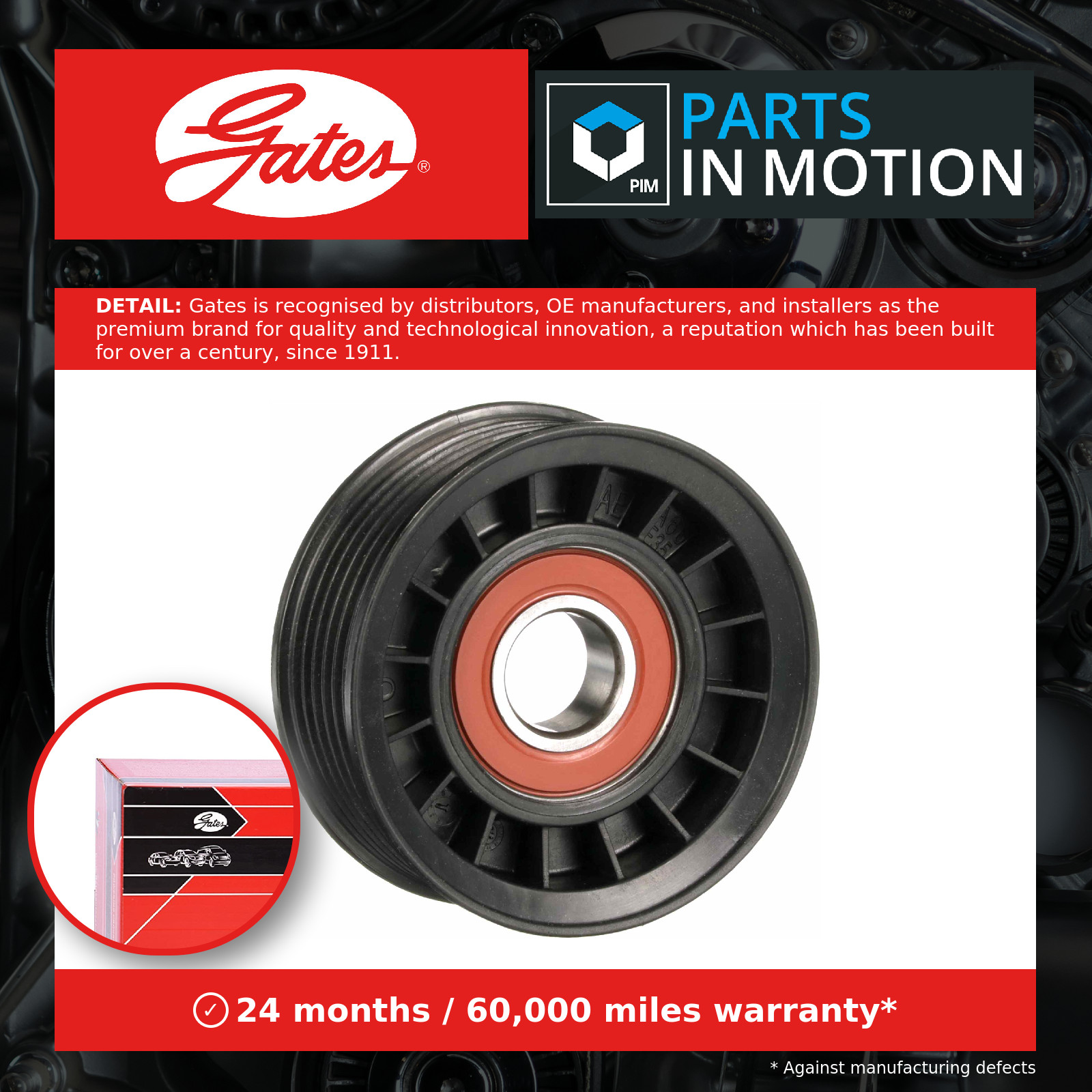 DEFLECTIONGUIDE PULLEY VRIBBED BELT T36398 FOR FORD STJB/STJD/STJC 1.2L 4cyl - Image 15