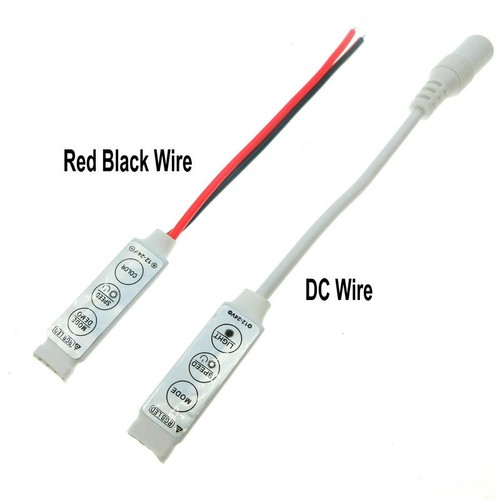 LED RGB Controler DC12V Mini 3 Key LED RGB Controller for RGB LED Strip. - Picture 1 of 8