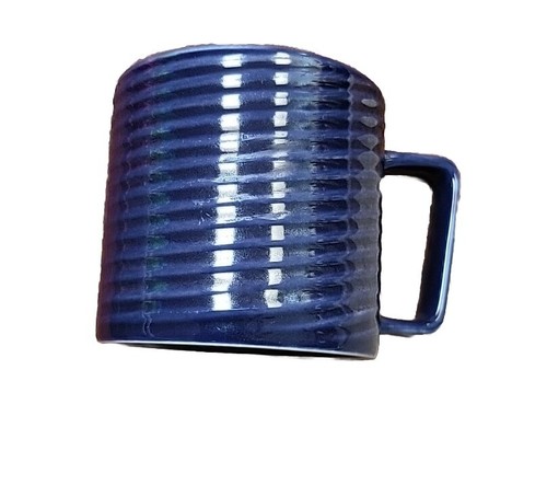 Starbucks Coffee Mug Metallic Blue 12 fl oz Microwave and Dishwasher Safe Pre-Ow - Picture 1 of 3