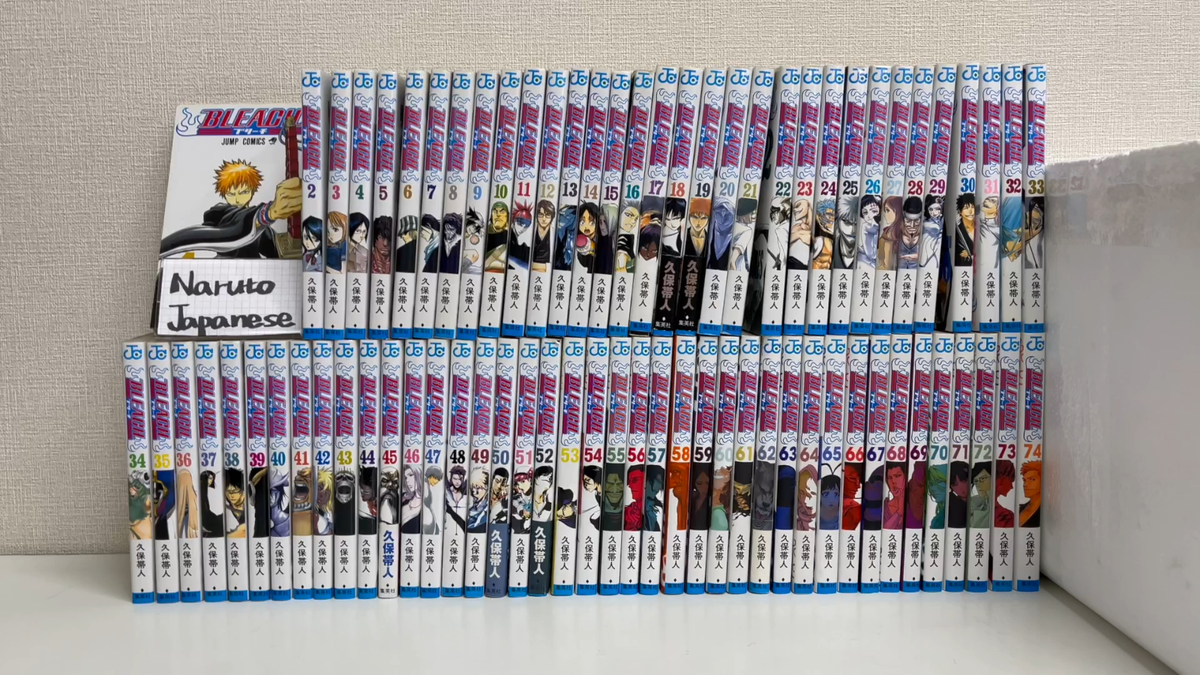 BLEACH 1-74 全巻セット 初版本多数 BLEACH Vol.1 - Vol.74 Sets Manga Comic Comics Book from