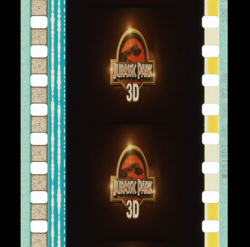 Jurassic Park : 3D - Écran titre - 35 mm 5 cellules bande de film 179 - Photo 1 sur 3