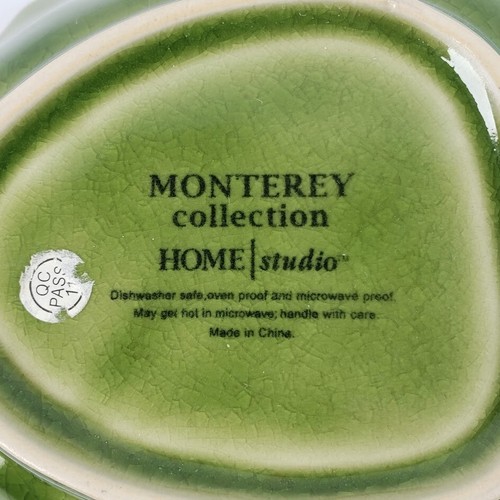 Vintage Monterey Coupe Cereal Bowl Leaf Shape Home Studio Collection Green 7" - Picture 5 of 8