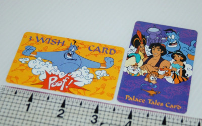 Disney Aladdin Genie OSP Publishing Plastic Wallet Play Credit Card Vintage