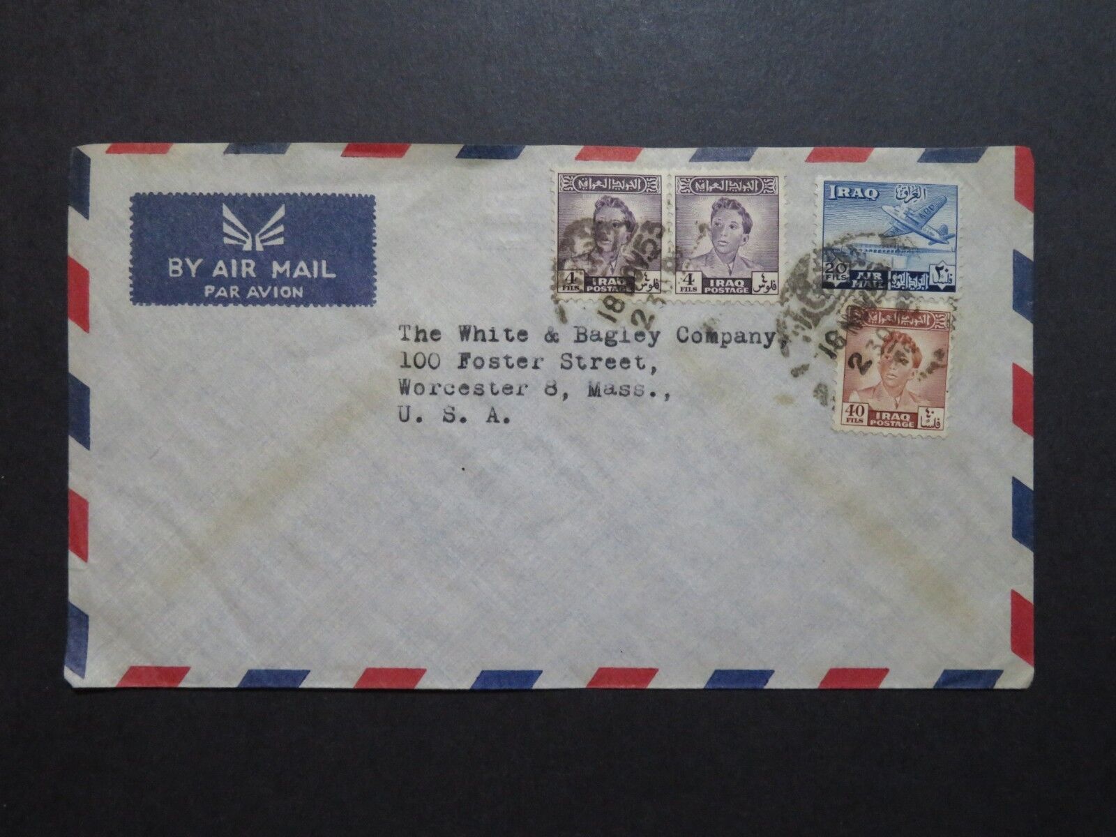 Iraq 1953 Commercial Cover to USA (I) - Z8603