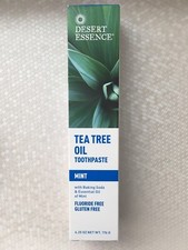 Desert Essence Natural Tea Tree Oil Toothpaste, Mint 6.25 oz