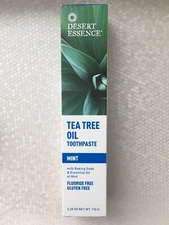 Desert Essence Natural Tea Tree Oil Toothpaste, Mint 6.25 oz
