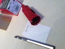 5 NEW MORSE TA16 1" or 25mm BI METAL HOLE SAWS W/ CENTER DRILLS USA MADE G120A