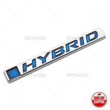 For Honda HYBRID Luggage Trunk Lid Logo Badge Nameplate Emblem Sport OEM Blue