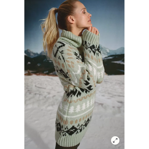 Anthropologie Turtleneck Tunic Sweater 