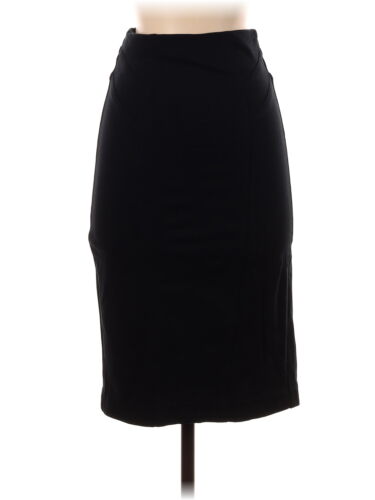 Cache Contour Collection Women Black Casual Skirt 