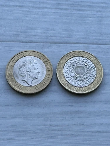 Double Sided Coin Two Pound £2 Heads or Tails  Made From Real Circulated Coins