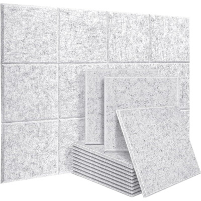 #ad #ad 12 96 PACK 12quot;X12quot;X0.4quot; Acoustic Foam Panel Studio Soundproofing Wall Tiles USA $115.95