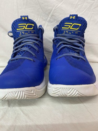 Under Armour 3 Zero CurryRoyal Blue Basketball Shoe Size 7.5 - Picture 2 of 9