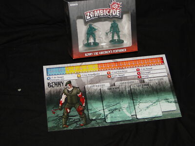UNUSED Zombicide BENNY THE CHILDRENS PERFORMER Rambo