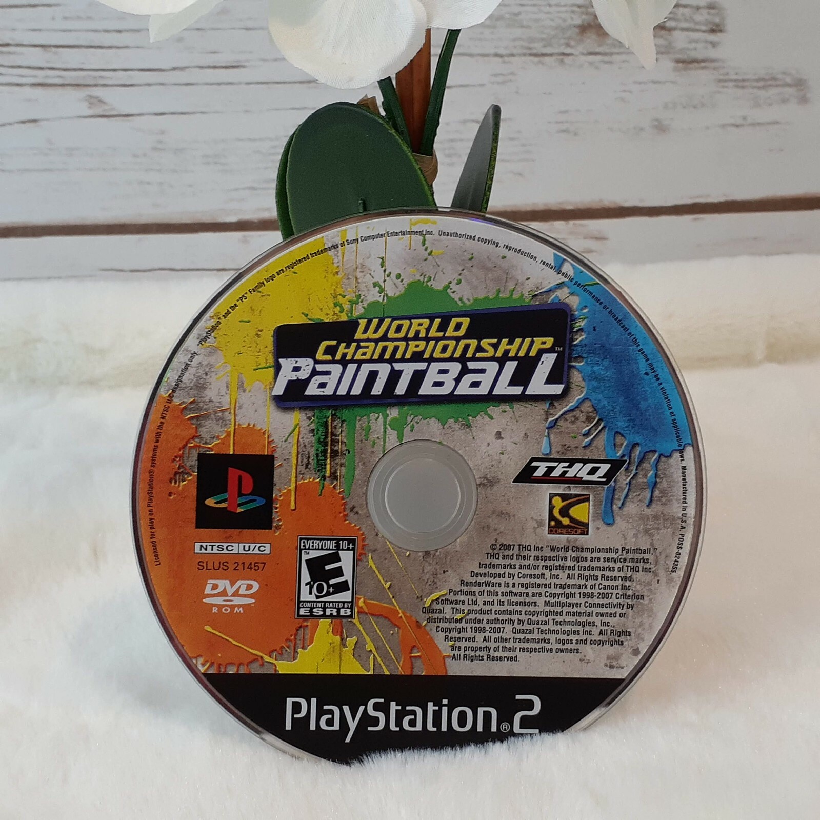 PS2 World Championship Paintball Sony PlayStation 2 PS2 TESTED