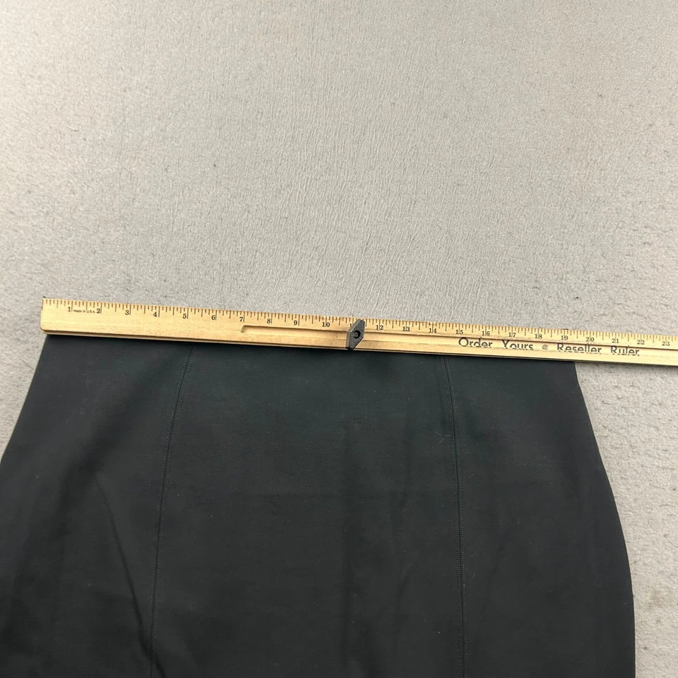 Falda Spanx para mujer 2X negra elástica doble abertura trasera recta tirar Foto 4 de 4