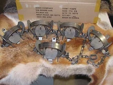 5 Duke # 1 3/4 (1.75) Coil Spring Trap Raccoon  Bobcat Badger  coyote NEW SALE