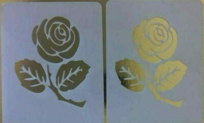 2 x Englische Rose Schminken Schablonen Rugby England Internationals wiederverwendbar