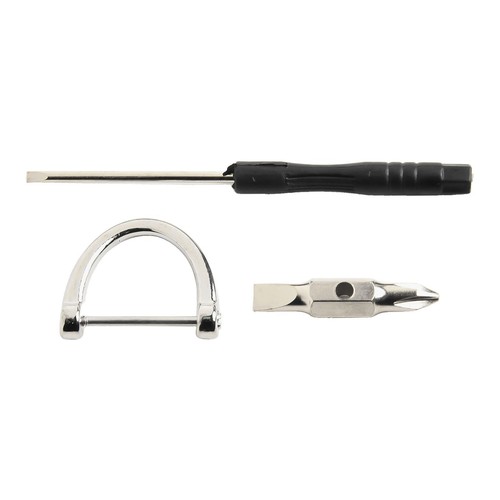 Compact Slotted and Crosshead Screwdriver Keychain Portable Screw