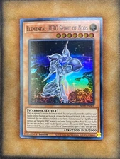 Yugioh Elemental HERO Spirit of Neos POTE-EN001 Super Rare 1st Ed NM
