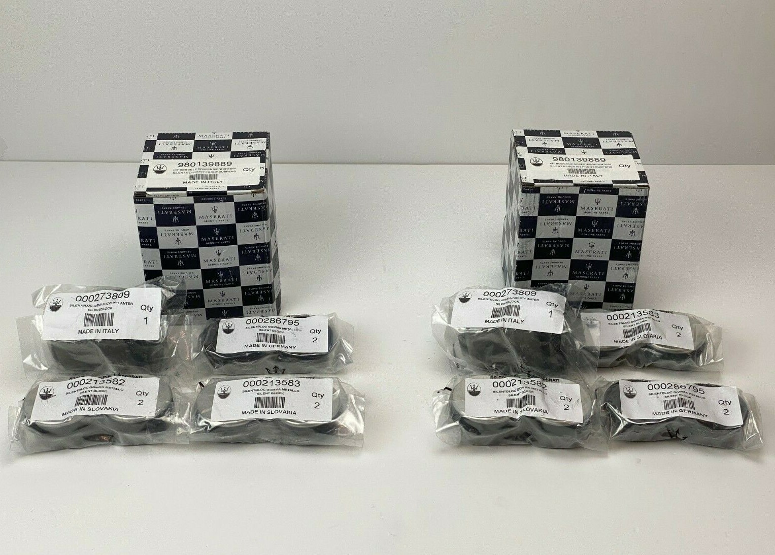 Maserati Quattroporte & GranTurismo Front Control Arms Bush Kit - Genuine