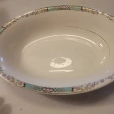 Vintage Homer Laughlin Vintage Bowl with design around Rim