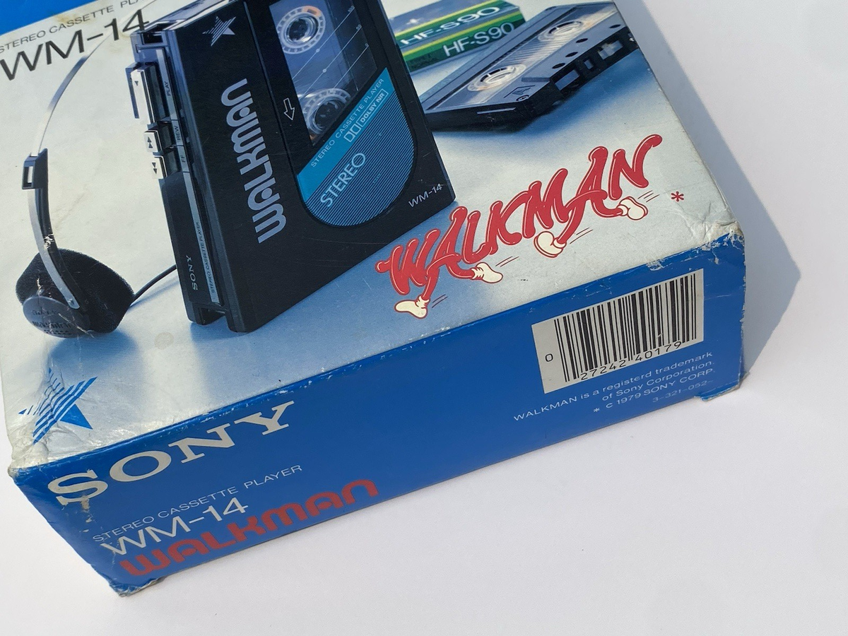 hい Sony Walkman wm-14 stereo cassette player 