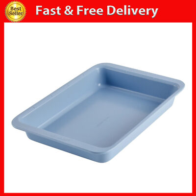 Farberware Easy Solutions 9'' x 13'' Nonstick Bakeware Rectangular Cake Pan, Blue