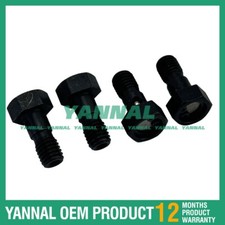 4PCS Oil Cooler Nozzle Bolt For Yanmar 4TNV88 John Deere 4044R EF342J 6550 4240E
