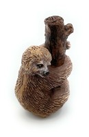 Polyresin Figur Faultier Chillen Folivora Tier Dekofigur Aus Polyresin Braun
