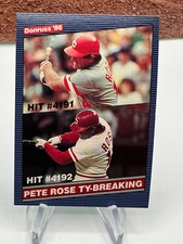 1986 Donruss - #644 Pete Rose Ty-Breaking 4,192 Hits Cincinnati Reds