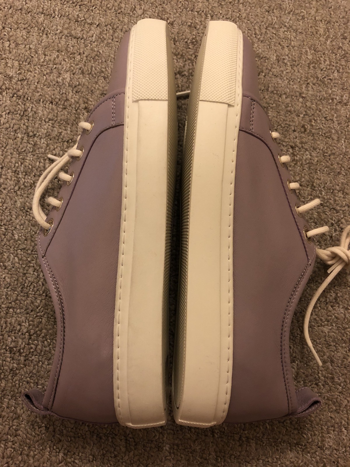 Authentic Ralph Lauren Leather Sneakers Purple Label Collection 37B RRP £395 NEW image 9