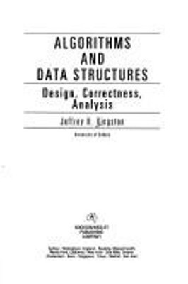 Algorithms and Data Structures : Design, Correctness, Analysis Ha