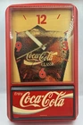 Vintage 1991 Enjoy Coke Coca Cola Plastic Wall Clock Display 21"x13" Works READ