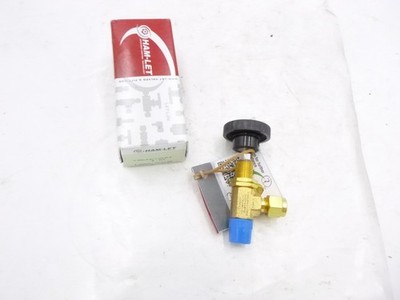 Genuine Ham-Let H-395U-B-NL-V-1/4-RS-A Plumbing Needle Valve Brass