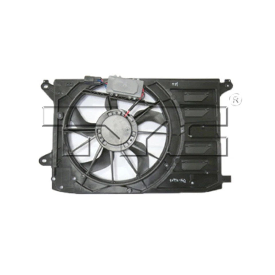 Conjunto de ventilador de refrigeración condensador de radiador doble para Ford Fusion 2,0 L híbrido 13-19 Foto 2 de 4